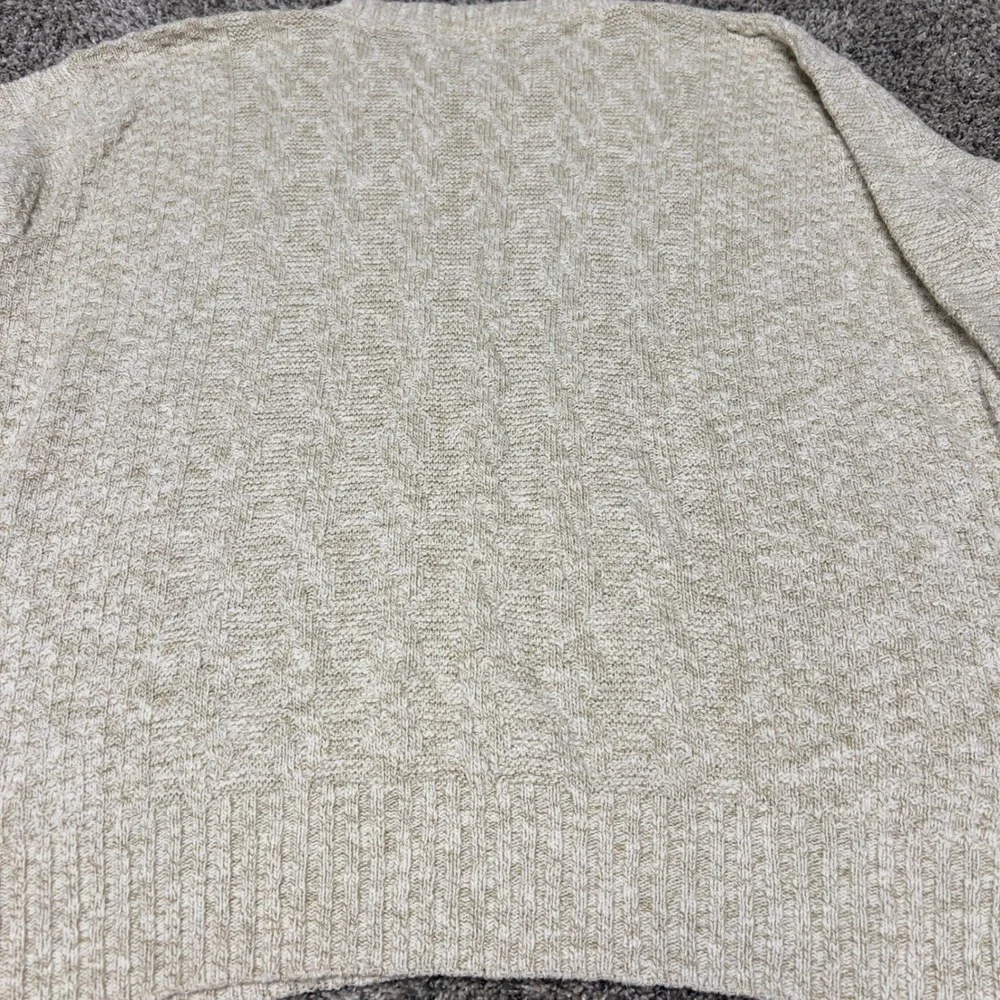 Vintage Peconic Bay Traders Sweater XL Cream Beige Knit Crewneck Grandpa Core